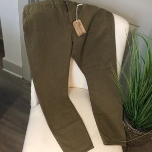Madewell army green jeans